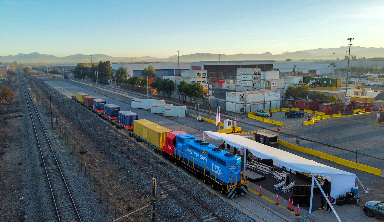 Towards a More Efficient and Sustainable Logistics Network: AGUNSA Participated in the Launch of the New Santiago–Concepción Intermodal Route
